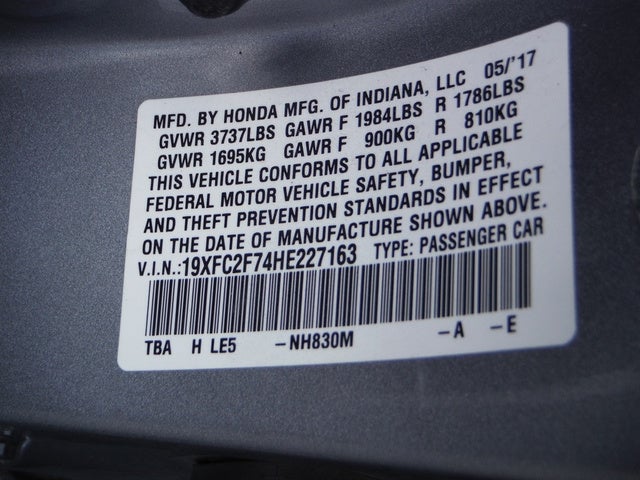 2017 Honda Civic Sedan EX