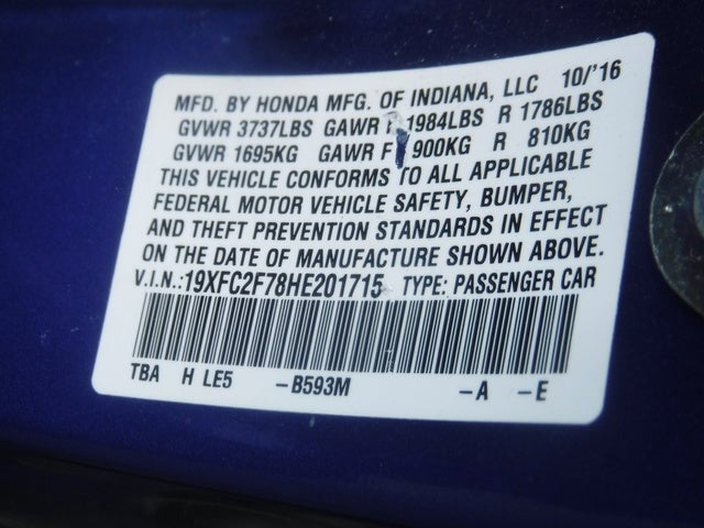 2017 Honda Civic Sedan EX