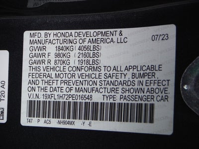 2023 Honda Civic Hatchback EX-L