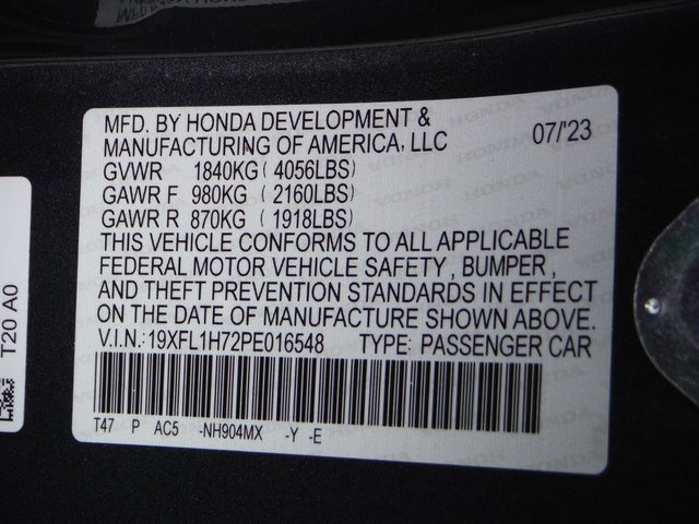 2023 Honda Civic Hatchback EX-L