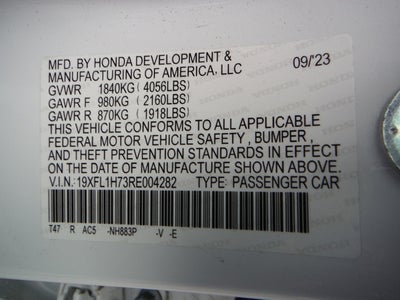 2024 Honda Civic Hatchback EX-L