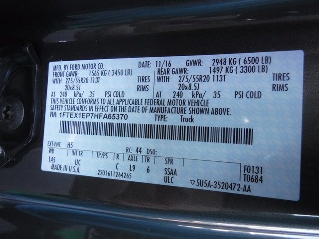2017 Ford F-150 XLT