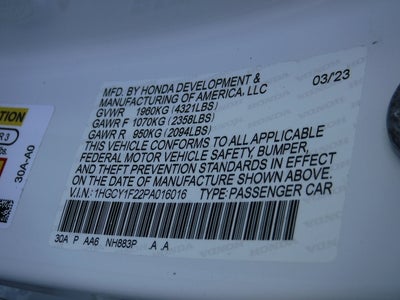 2023 Honda Accord Sedan LX