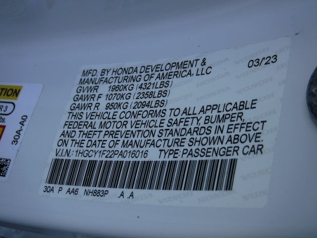 2023 Honda Accord Sedan LX