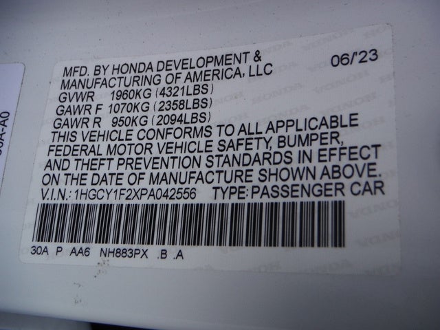 2023 Honda Accord Sedan LX
