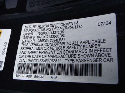 2024 Honda Accord Sedan EX