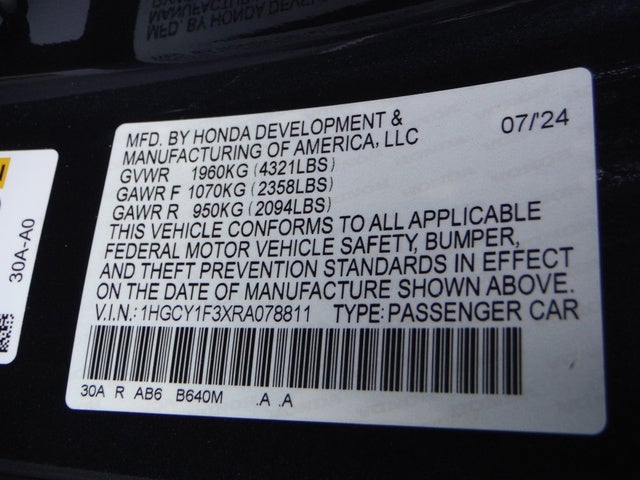2024 Honda Accord Sedan EX