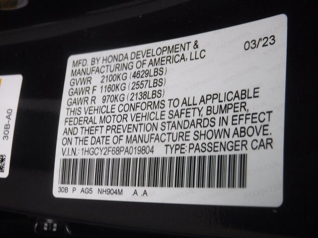 2023 Honda Accord Hybrid EX-L