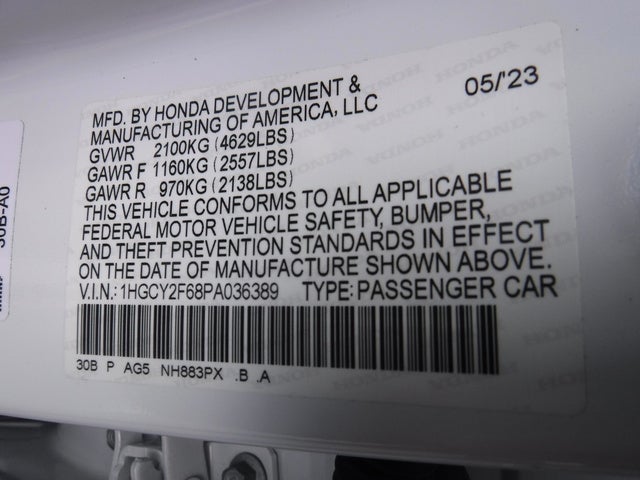 2023 Honda Accord Hybrid EX-L