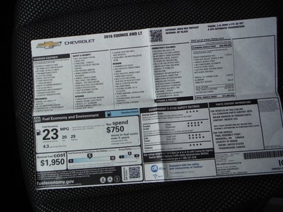 2016 Chevrolet Equinox LT