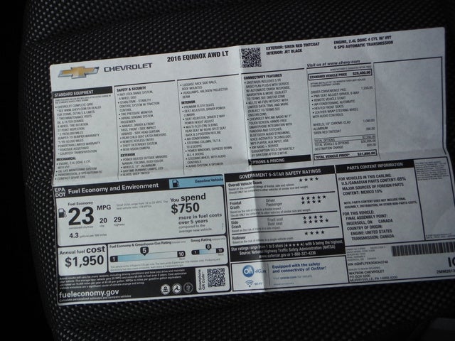 2016 Chevrolet Equinox LT