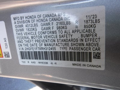 2024 Honda Civic Sedan EX