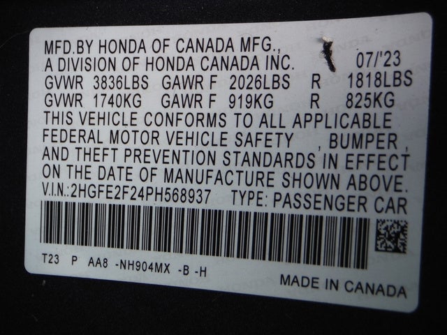 2023 Honda Civic Sedan LX