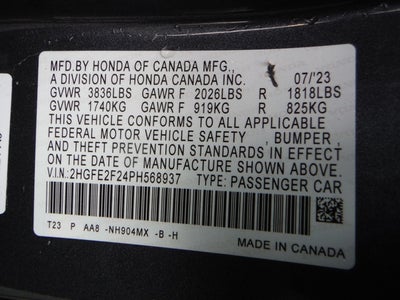 2023 Honda Civic Sedan LX