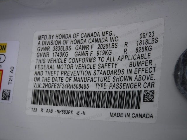 2024 Honda Civic Sedan LX
