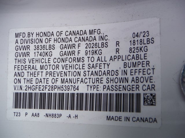 2023 Honda Civic Sedan LX