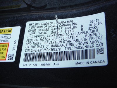 2023 Honda Civic Sedan LX
