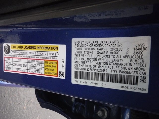 2023 Honda Civic Sedan Sport