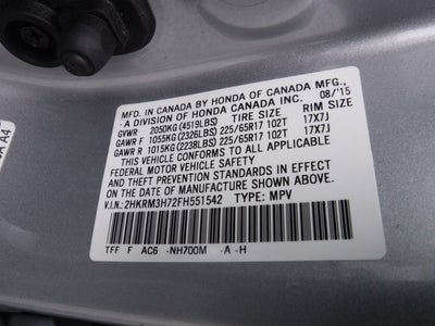 2015 Honda CR-V EX-L