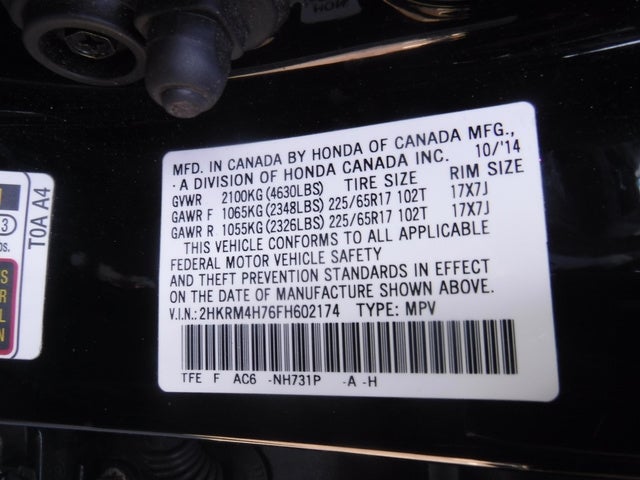 2015 Honda CR-V EX-L