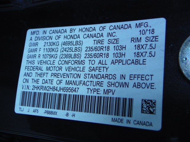 2018 Honda CR-V EX-L