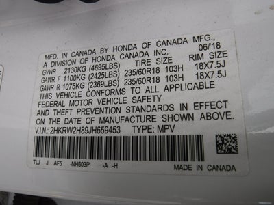 2018 Honda CR-V EX-L