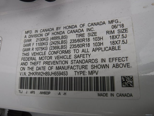 2018 Honda CR-V EX-L