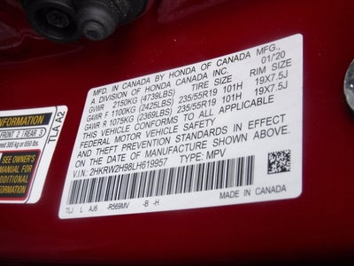 2020 Honda CR-V Touring