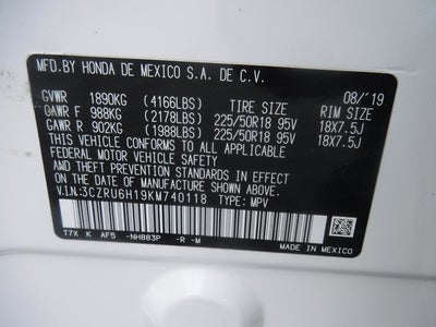 2019 Honda HR-V Sport