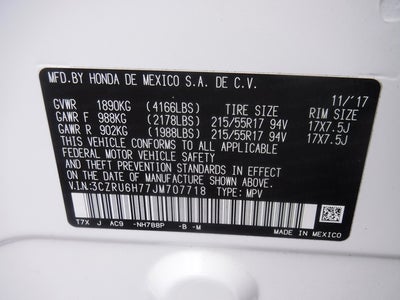 2018 Honda HR-V EX-L w/Navi