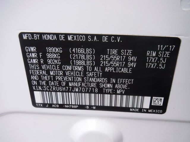 2018 Honda HR-V EX-L w/Navi