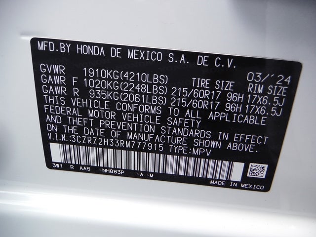 2024 Honda HR-V LX