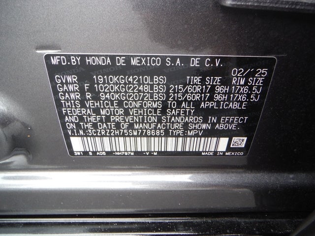 2025 Honda HR-V EX-L