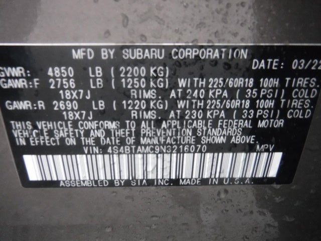 2022 Subaru Outback Limited