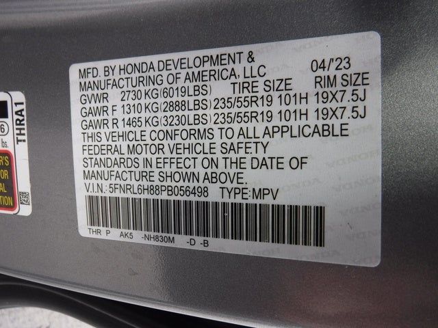 2023 Honda Odyssey Touring