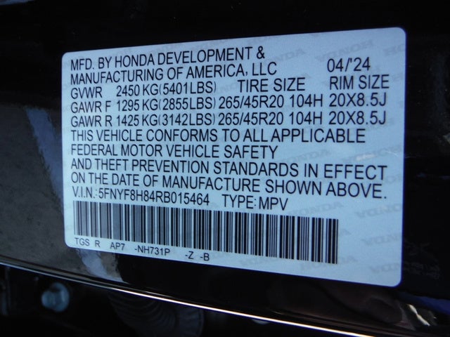 2024 Honda Passport Black Edition