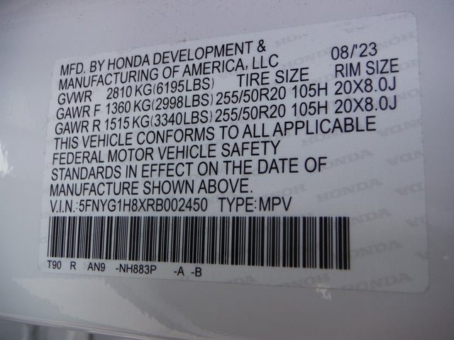 2024 Honda Pilot Elite