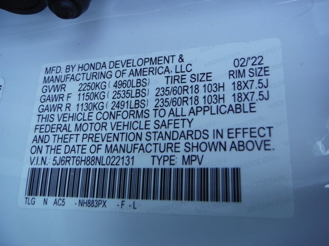 2022 Honda CR-V Hybrid EX-L