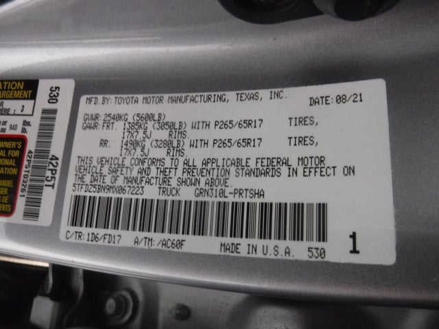 2021 Toyota Tacoma 4WD TRD Sport