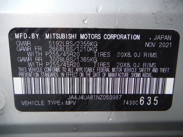 2022 Mitsubishi Outlander SE