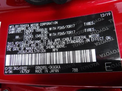 2020 Toyota 4Runner SR5