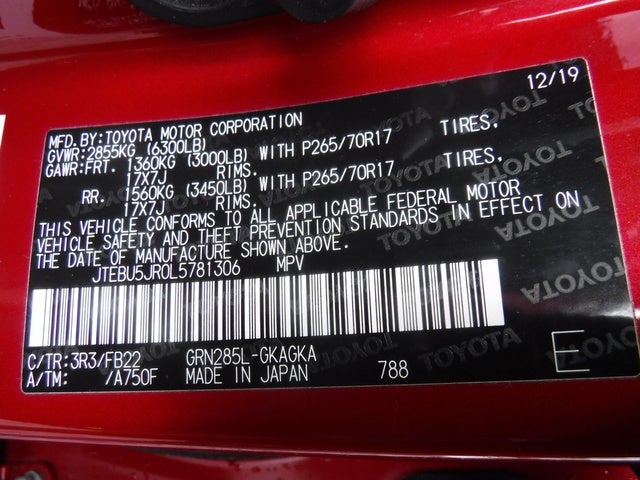 2020 Toyota 4Runner SR5